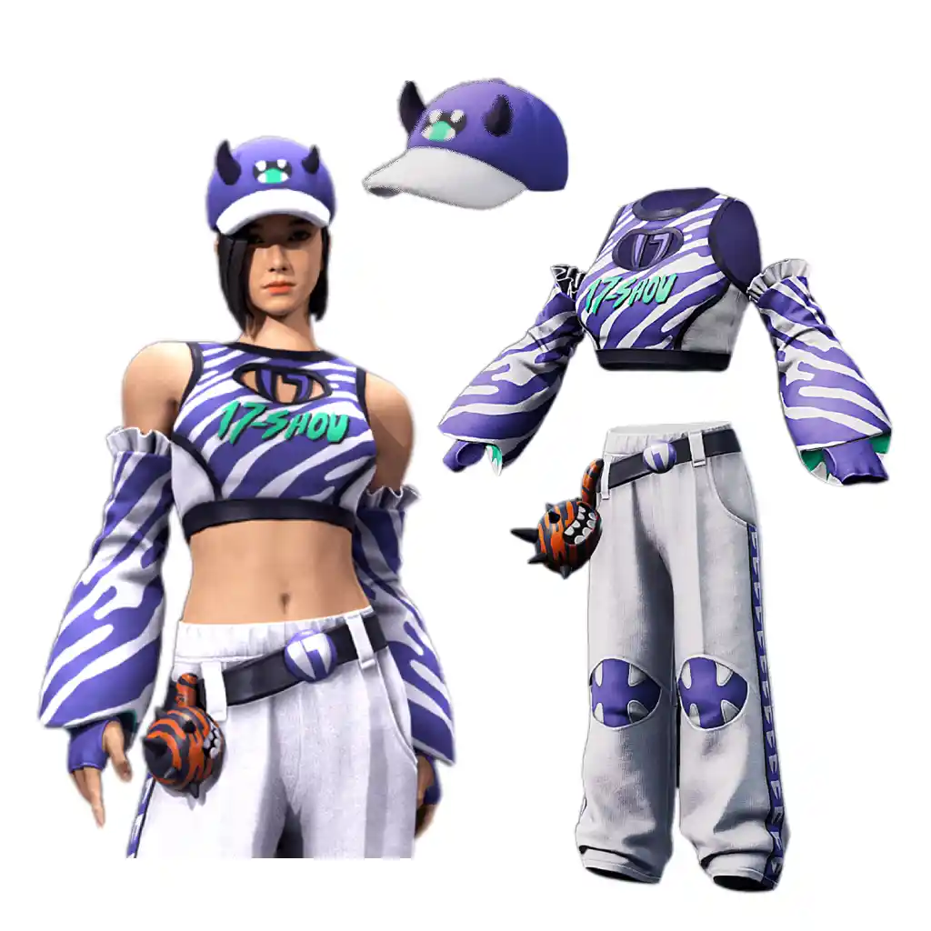 PUBG Skin 17shou's Beast Sweatsuit Set