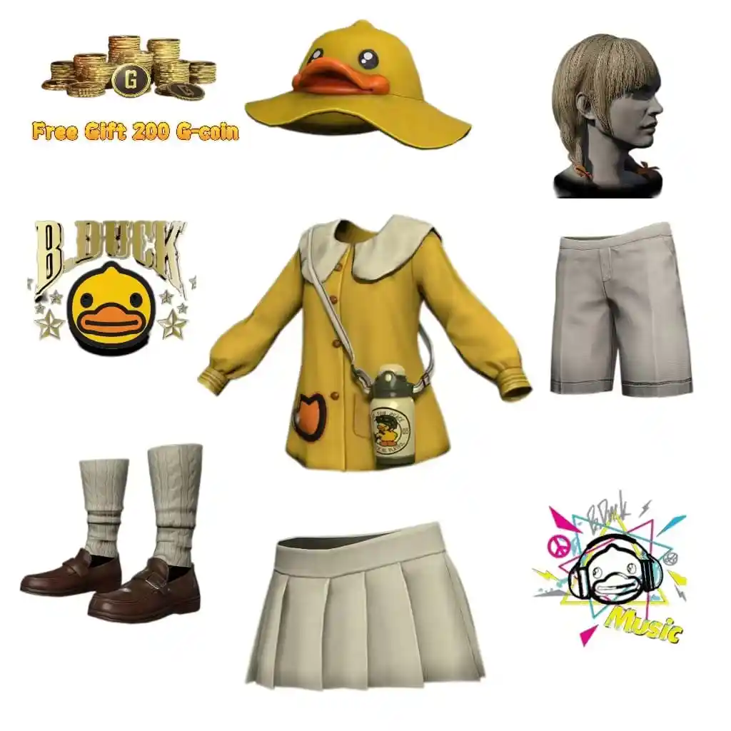 PUBG B.Duck Costume Bundle