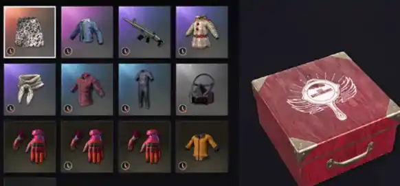 PUBG Shunwang Lucky Red Gloves Crate One