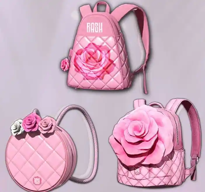 PUBG Skin Rash Beixi Marry Me Backpack Set